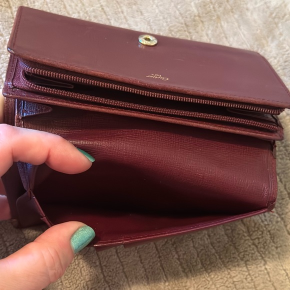 VGUC Authentic Cartier Compact Wallet - Picture 8 of 16